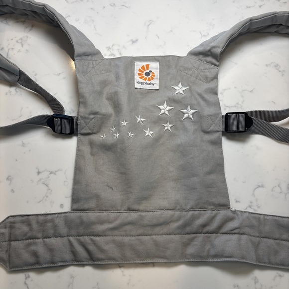 Ergobaby Other - Ergobaby Ergo Baby Doll Carrier Galaxy Gray Embroidered Stars Pretend Play